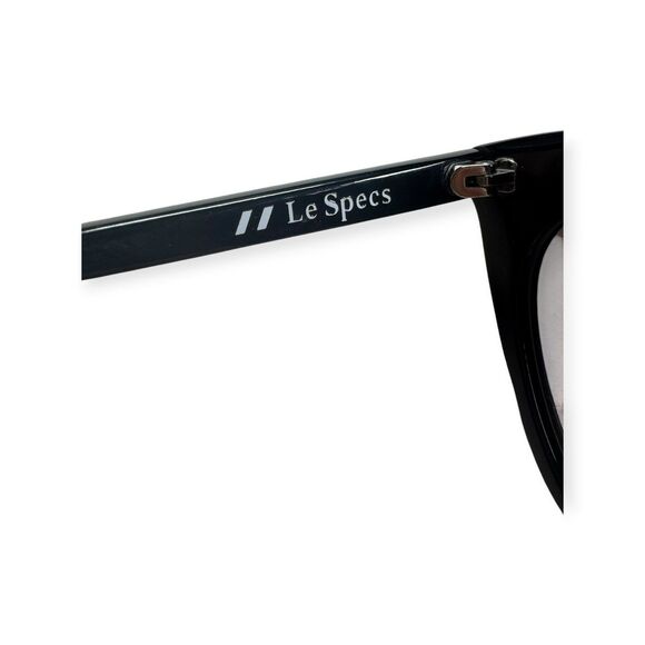 Le Specs Supermoon Cateye Black Sunglasses Purple Gradient Lenses w/ Case main image 6